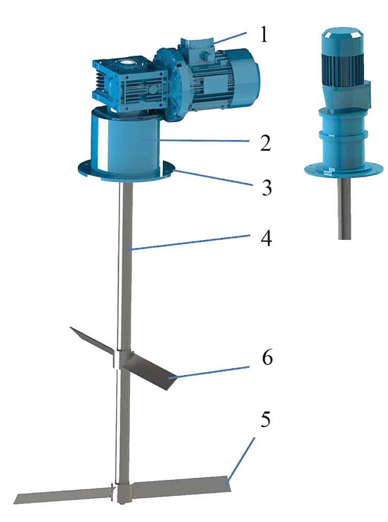 Мешалка лопастная — Мешалки промышленные